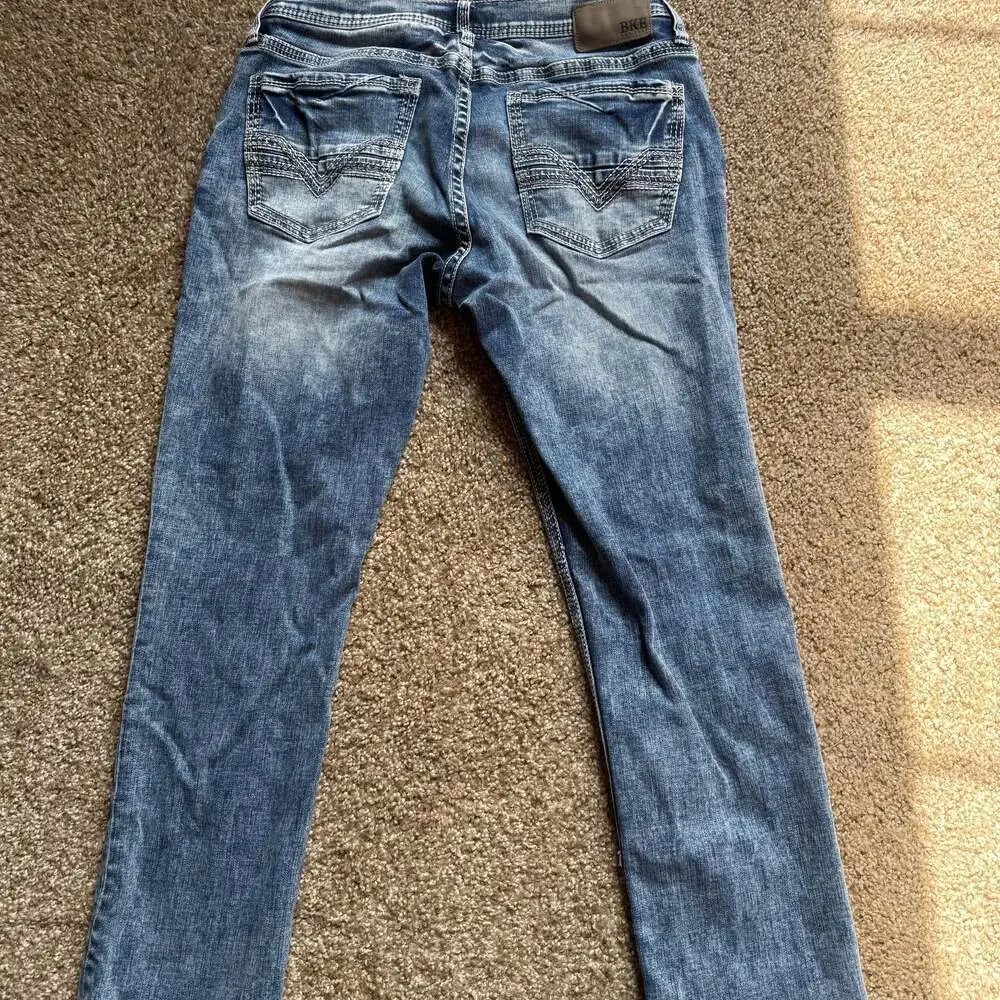 BKE Mason Straight Leg Blue Jeans (Size 34x30)